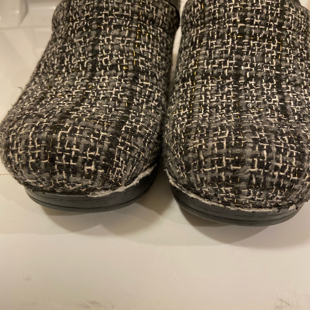 Dansko Texture Fabric Clogs Size 36 - image 3